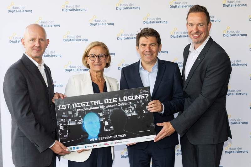 Bei der Eröffnung der neuen Ausstellung im Haus der Digitalisierung wurde die Bedeutung dieses EFRE-Förderprojektes für die Niederösterreichische Digitalisierungsoffensive hingewiesen.