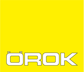 Logo der ÖROK-Geschäftsstelle, der Verwaltungsbehörde für das IWB/EFRE-Programm 2014-2020 in Österreich. Schriftzug ÖROK auf gelbem Hintergrund